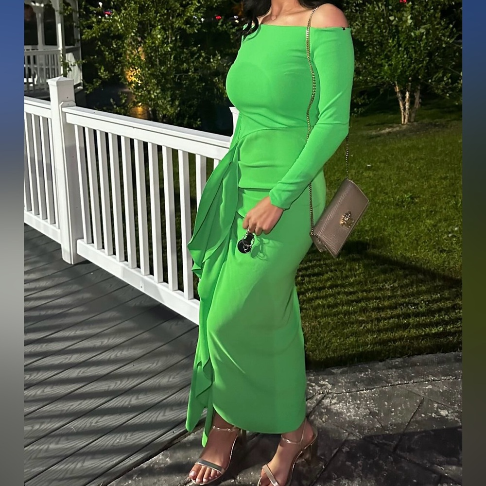 Solace London Lotus Midaxi Dress
